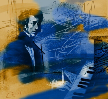 数字艺术 标题为“Chopin Ballade No 1” 由Ernesto Rivera Novoa, 原创艺术品, 数字油画