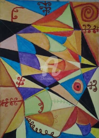 Pittura intitolato "Pezzetti di luce" da Arduino Rossi, Opera d'arte originale, Acrilico Montato su Altro pannello rigido