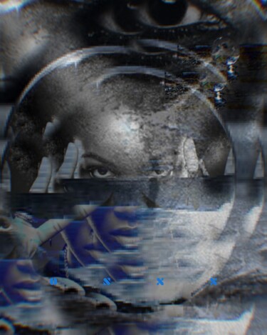 Collages intitulée "💦👁️Tears for fears p…" par Oshexx, Œuvre d'art originale, Photo montage