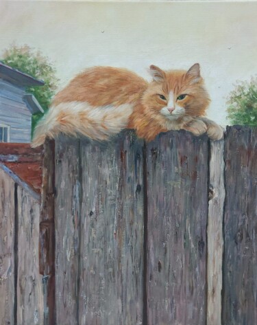 绘画 标题为“Oil painting landsc…” 由Юлия Муравейникова, 原创艺术品, 油 安装在木质担架架上