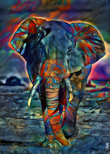 Sunset Elephant