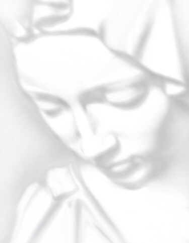 Mary Pieta 绘画 标题为“Mary Pieta” 由Tony Rubino, 原创艺术品, 丙烯 安装在木质担架架上
