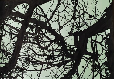 Drawing titled "Structures et ramur…" by Camille Escudero, Original Artwork, Ink