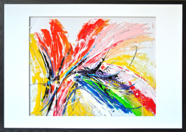 Peinture intitulée "Emotion" par Rita Vandenherrewegen, Œuvre d'art originale, Acrylique Monté sur Plexiglas