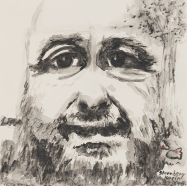 Desenho intitulada "Lebenslinien" por Karin Sternberg, Obras de arte originais, Aquarela