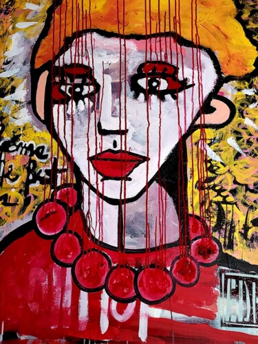 Peinture intitulée "lollipop" par Eric Dhulst, Œuvre d'art originale, Acrylique