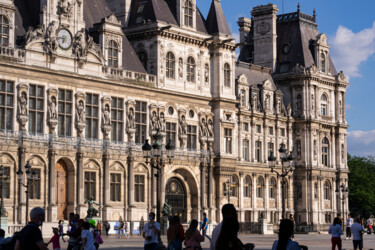 Façade de la mairie de Paris