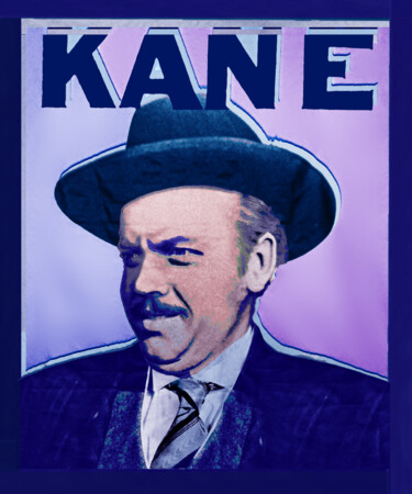 Citizen Kane Orson Welles Campaign Poster 绘画 标题为“Citizen Kane Orson…” 由Tony Rubino, 原创艺术品, 丙烯 安装在木质担架架上