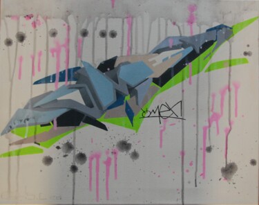 绘画 标题为“Graff 2 2022” 由Christophe Caniac, 原创艺术品, 丙烯