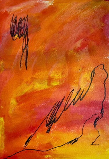 绘画 标题为“21x29cm. / Abstract…” 由Mariia Fedorova, 原创艺术品, 油