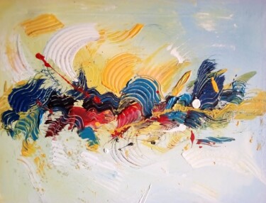 Malerei mit dem Titel "Positivity" von Ema Kato, Original-Kunstwerk, Acryl