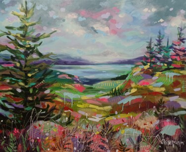 제목이 "Tranquillity"인 미술작품 Aliaksandra Tsesarskaya로, 원작, 아크릴