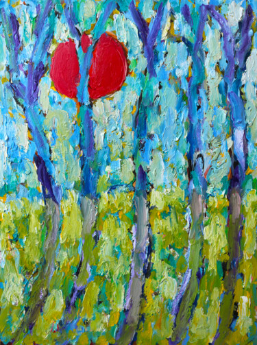 Peinture intitulée "Arpèges" par Jean Mirre, Œuvre d'art originale, Huile