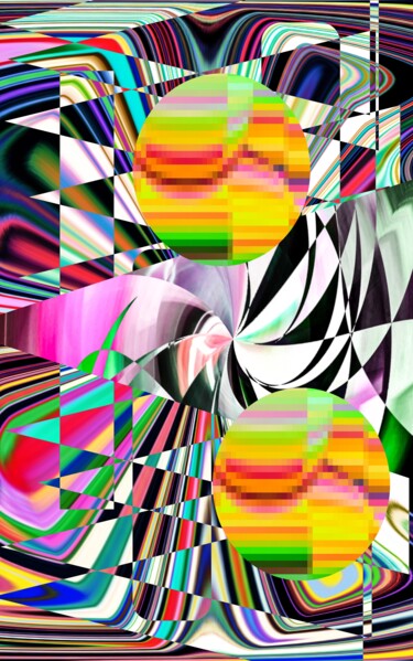 Digital Arts titled "Arlequin sunchine" by Gaudi .C, Original Artwork, 2D Digital Work