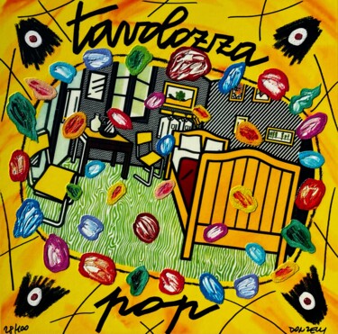 印花与版画 标题为“Tavolozza Pop” 由Bruno Donzelli, 原创艺术品, 丝网印刷