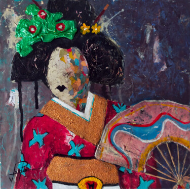 绘画 标题为“SERIE GEISHA 00056” 由Josep Pozo, 原创艺术品, 丙烯