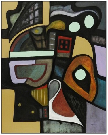 Painting titled "HARMONYOF LIGHT AND…" by Stephen Lucas, Original Artwork, Acrylic