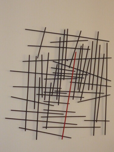 Sculpture titled "SCULPTURE " MIKADO…" by Leferailleur02, Original Artwork, Metals