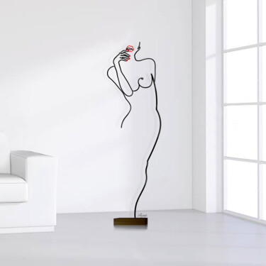 雕塑 标题为“Seduzione” 由Giancarlo Morandi, 原创艺术品, 线