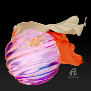 Digital Arts titled "LENÇÓIS FLUTUANTES…" by Gabriela Radiante, Original Artwork, 3D Modeling