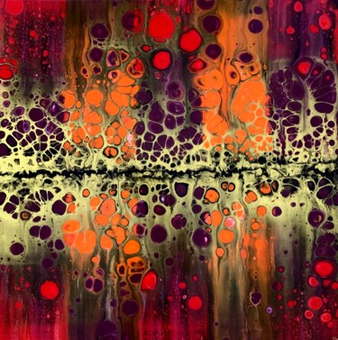 Parenchyme Peinture intitulée "Parenchyme" par Ghislaine Chapuis, Œuvre d'art originale, Acrylique Monté sur Châssis en bois