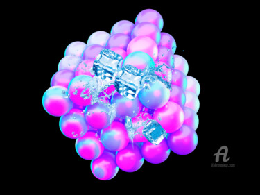 Digital Arts titled "The Colors - 01" by Gabriela Radiante, Original Artwork, 3D Modeling