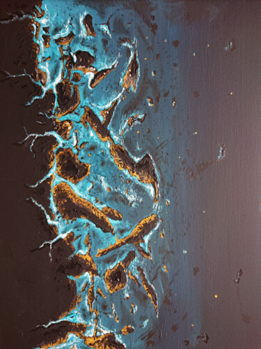 Peinture intitulée "Terrenoire" par Pascal Carro (ORAK), Œuvre d'art originale, Acrylique