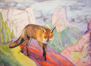Peinture intitulée "Aquarelle originale…" par Isabelle Redonnet, Œuvre d'art originale, Aquarelle