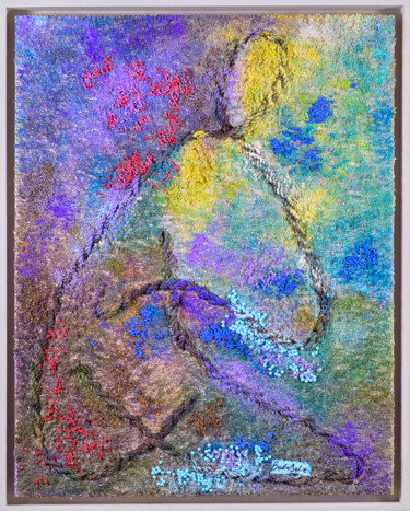 Collages intitulée "Meditation" par Boladale Ige (Boladaleart), Œuvre d'art originale, Collages