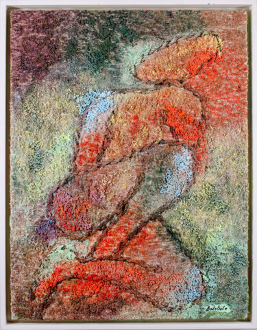Collages intitulée "Solitude" par Boladale Ige (Boladaleart), Œuvre d'art originale, Collages