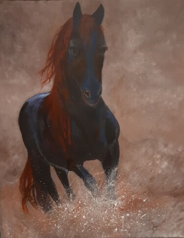Peinture intitulée "LIBERTE" par Delphine Grezes, Œuvre d'art originale, Acrylique Monté sur Châssis en bois
