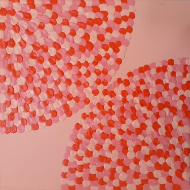 Peach Melba Painting titled "Peach Melba" by Julee Latimer, Original Artwork, Acrylic