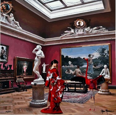 印花与版画 标题为“Casa Mia” 由Gianni Moramarco, 原创艺术品, 丝网印刷