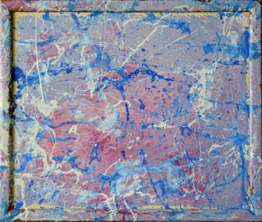 Painting titled "Untitled Abstract 37" by Oberlin The Artist, Original Artwork, Acrylic