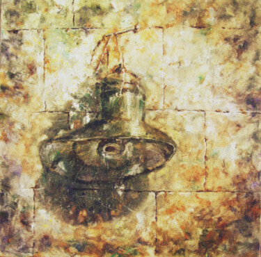 绘画 标题为“Old lamp. Rakushnyak” 由Tatyana Pchelnikova, 原创艺术品, 油 安装在木质担架架上