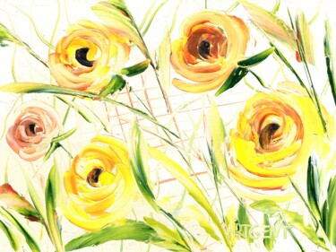 The tenderness of flowers 绘画 标题为“The tenderness of f…” 由Elena Artgent, 原创艺术品, 油