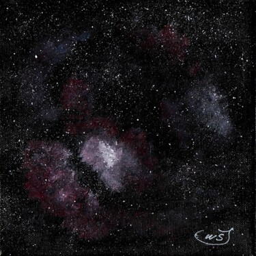 Painting titled "Espace, TA050422" by Mf Arts-Créations, Original Artwork, Acrylic