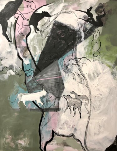 绘画 标题为“Ejaculation” 由Sahar Alizadeh, 原创艺术品, 丙烯