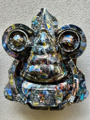 "Der Wohlwollende" başlıklı Heykel Dieter Stockmann tarafından, Orijinal sanat, Alçı