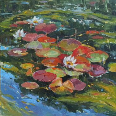 제목이 "Water plants"인 미술작품 Elena Utkina로, 원작, 기름