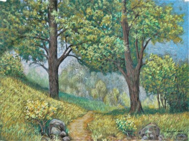 Drawing titled "28PA" by Ari Reinikainen, Original Artwork, Pastel