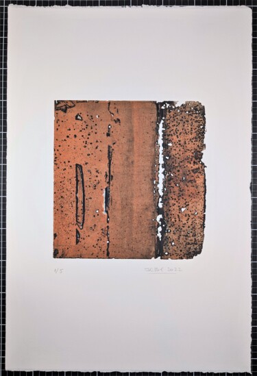 Printmaking titled "Eau-forte 08. Noir/…" by Jean Kittel, Original Artwork, Etching