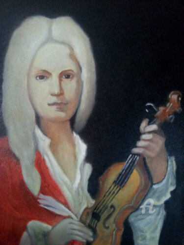 Vivaldi Peinture intitulée "Vivaldi" par Bianchini Jr, Œuvre d'art originale, Huile Monté sur Panneau de bois