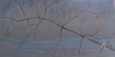 Harmonie Painting titled "Harmonie" by Brigitte Conan (Steva), Original Artwork, Oil Mounted on Wood Stretcher frame