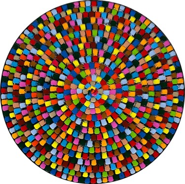 绘画 标题为“Mosaïque - 309” 由Aykaz Arzumanyan, 原创艺术品, 油