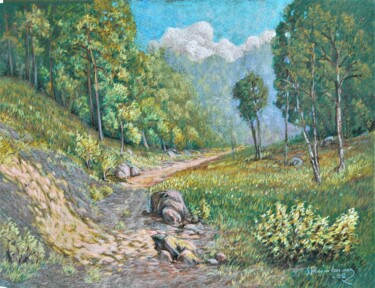 Drawing titled "29PA" by Ari Reinikainen, Original Artwork, Pastel