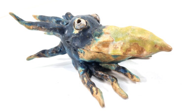 Sculpture intitulée "CROW XV" par Aare Freimann, Œuvre d'art originale, Céramique