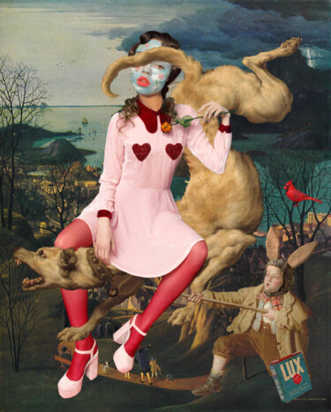 绘画 标题为“mood color is pink” 由Igor Skaletsky, 原创艺术品, 丙烯