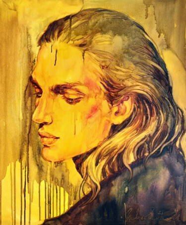 Cold feelings 제목이 "Cold feelings"인 미술작품 Isolde Pavlovskaya로, 원작, 기름 판지에 장착됨