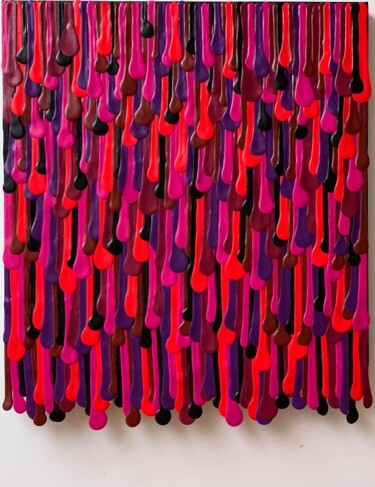 Painting titled "Berrylicious" by Julee Latimer, Original Artwork, Acrylic